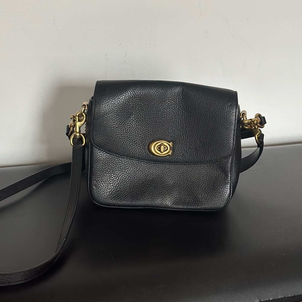 Coach Cassie 19 Black Leather Bag